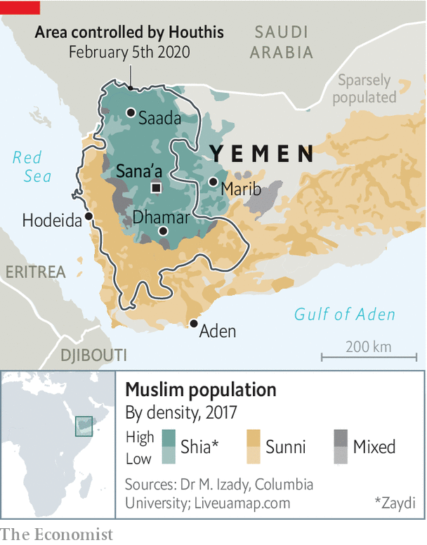Mimicking the mullahs - The Houthi model of government | Middle East &  Africa | The Economist