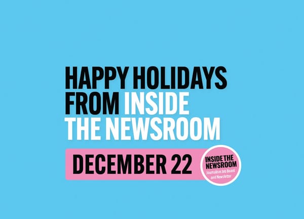 ❄️ Happy Holidays From Inside The Newsroom